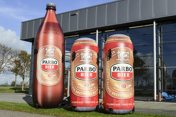 Opblaasbaar Parbo Bier Blik productvergroting bestellen. Koop opblaasbare productvergrotingen nu online bij JB Inflatables Nederland 