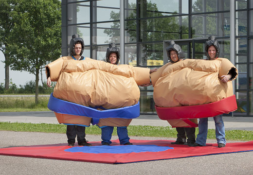 Bestel opblaasbare tweelingsumo pakken voor zowel jong als oud. Koop opblaasbare sumo pakken online bij JB Inflatables Nederland