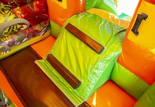 Klein overdekt multifun springkasteel kopen in thema dino voor kinderen. Bestel springkastelen online bij JB Inflatables Nederland
