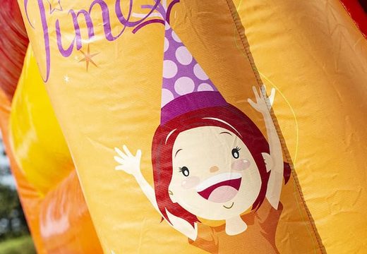 Klein multifun overdekt springkussen bestellen in feest thema voor kinderen. Springkussens te koop online bij JB Inflatables Nederland
