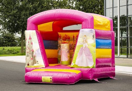 Klein springkasteel overdekt kopen in prinses thema voor kinderen. Koop springkastelen online bij JB Inflatables Nederland