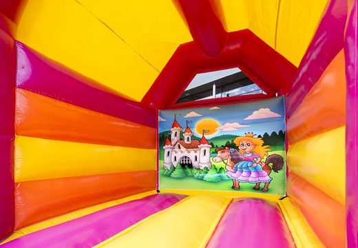 Midi springkussen kopen in prinses thema voor kinderen. Bestel springkussens online bij JB Inflatables Nederland