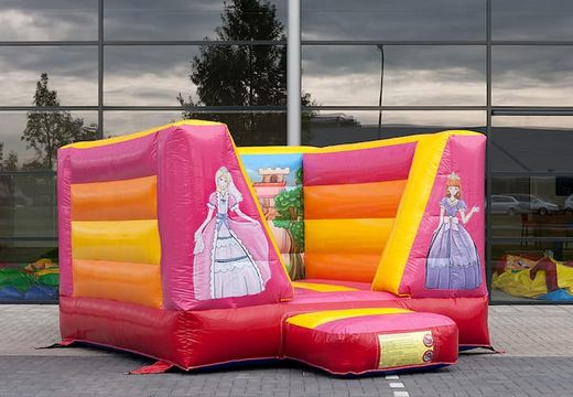 Klein open springkussen te koop in prinses thema voor kinderen. Koop springkussens online bij JB Inflatables Nederland