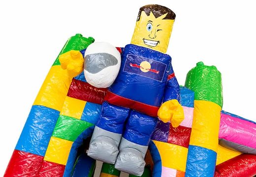 Koop medium opblaasbare lego luchtkussen met glijbaan voor kinderen. Bestel opblaasbare luchtkussens online at JB Inflatables Nederland 