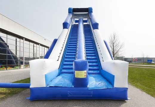 Koop een spectaculaire opblaasbare monsterslide 11meter hoog en 53 meter lang met een dubbele trap voor kids. Bestel opblaasbare glijbanen nu online bij JB Inflatables Nederland