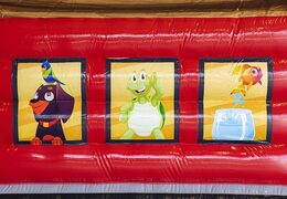 standaard opblaasbaar luchtkussen in dierenhotel met 3d dieren kopen voor kinderen