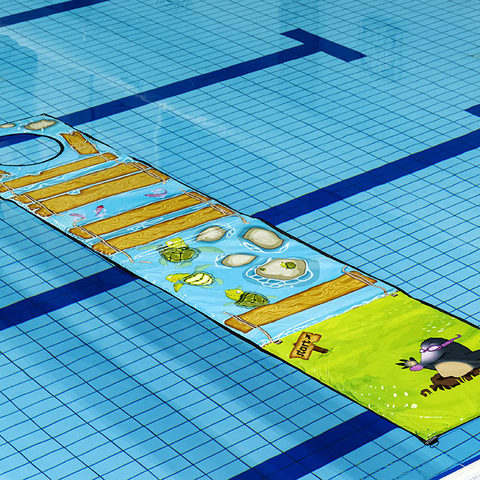 Koop een Survivalmat met gat voor kinderen in verschillende afmetingen en kleuren. Bestel opblaasbare waterattracties nu online bij JB Inflatables Nederland