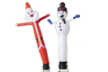 Winter skytubes en skydancers kopen als blikvanger op evenementen 