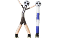 Voetbal skydancers en skytubes kopen als blikvanger op vereniging en bij wedstrijden