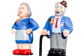 Sarah en Abraham poppen opblaasbaar in verschillende thema's kopen 