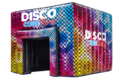 Afbeelding van een kleurrijke discotent voor categoriepagina op website