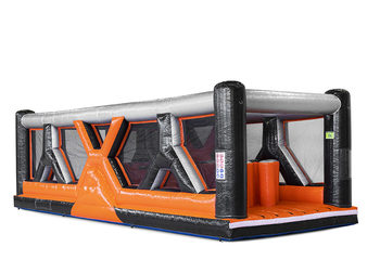 Survival Run 40-delige modulaire hindernisbaan kopen voor kinderen. Bestel opblaasbare stormbanen nu online bij JB Inflatables Nederland