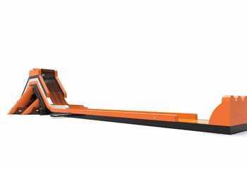 Bestel een perfecte opblaasbare 46meter lange monsterslide in de kleuren Orange-Zwart-Zilver voor kinderen. Koop opblaasbare glijbanen nu online bij JB Inflatables Nederland