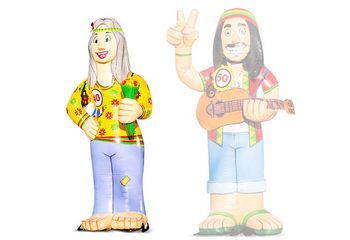 Opblaasbare hippie Sarah pop kopen als blikvanger voor verjaardagen