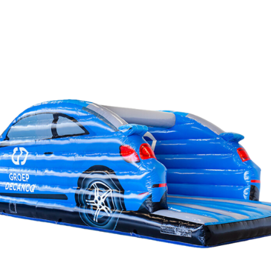 Foto van blauwe Volkswagen inflatable