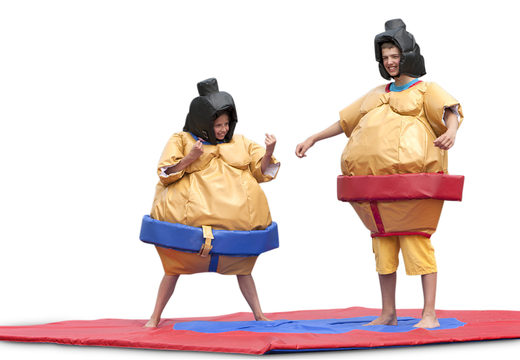 Opblaasbare sumopakken voor kids kopen. Bestel opblaasbare sumo pakken online bij JB Inflatables Nederland