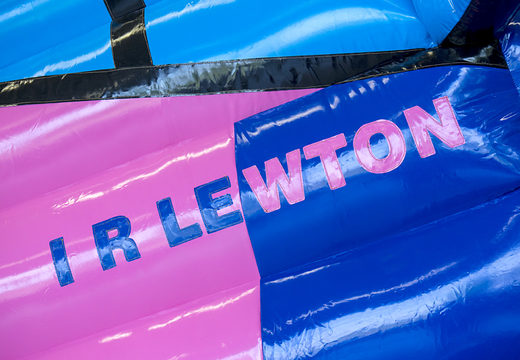 Inflatable IR Lewton stormbaan in thema truck voor zowel indoor als outdoor kopen. Bestel opblaasbare stormbanen nu online bij JB Promotions Nederland
