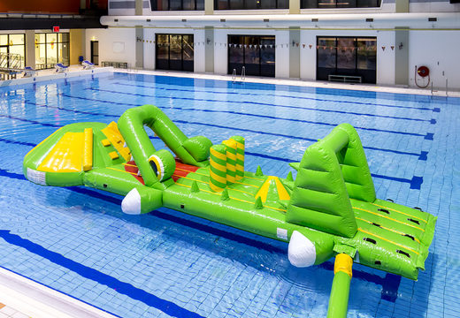 Koop een opblaasbare glijbaan in krokodil thema voor zowel jong als oud. Bestel opblaasbare waterattracties nu online bij JB Inflatables Nederland 