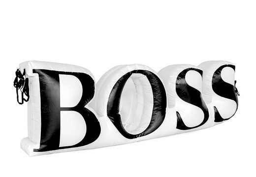 Opblaasbare opvallende Hogo Boss- logo vergroting ook te gebruiken als een voetbalgaol kopen. Bestel opblaasbare productvergrotingen nu online bij JB Inflatables Nederland