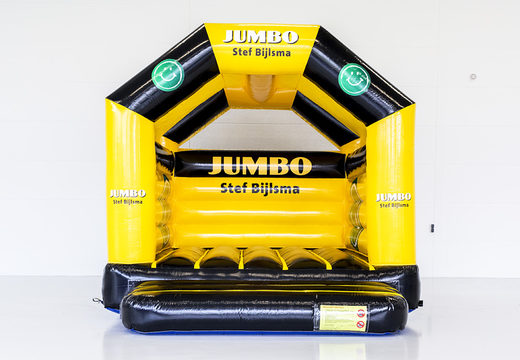Gepersonaliseerde Jumbo - a frame springkussen in de afmeting is 4,0 x 5,2 meter en de hoogte 3,5 meter voor diverse evenementen te koop. Koop nu op maat gemaakte opblaasbare springkussens online bij JB Inflatables Nederland