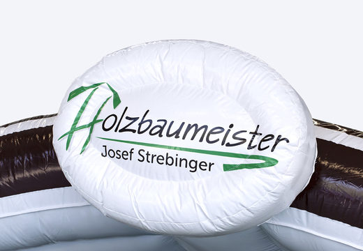 Bestel gepersonaliseerde opblaasbare reclame springkastelen in verschillende soorten en maten bij JB Inflatables Nederland. Koop online opblaasbare springkussens voor verschillende evenementen