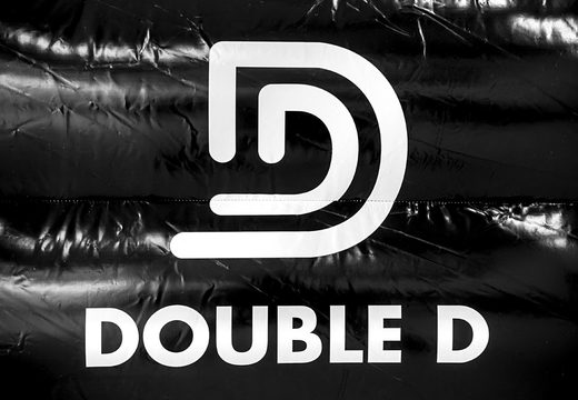 Bestel nu op maat gemaakte zwarte Double D - mini overdekt opblaasbare springkasteel bij JB Promotions Nederland. Promotionele springkastelen in alle soorten en maten razendsnel op maat gemaakt