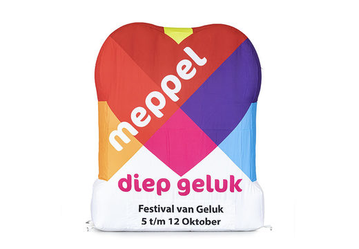 Opblaabare Diep Geluk logo bestellen. Koop inflatable productvergroting nu online bij JB Inflatables Nederland