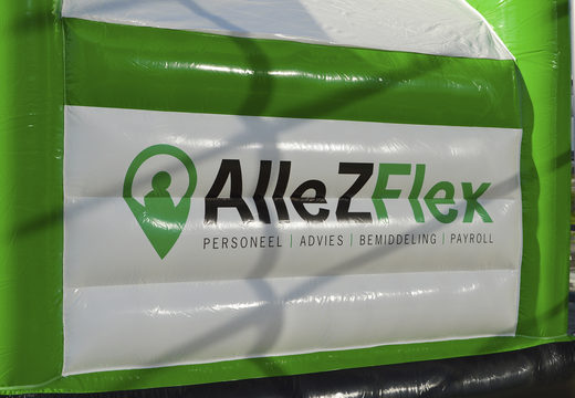 Maatwerk Allez Flex - a frame springkussen zijn ideaal voor diverse evenementen. Bestel op maat gemaakte luchtkussens bij JB Promotions Nederland