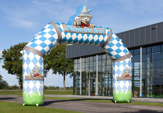 Koop maatwerk opblaasbare oktoberfest reclameboog voor promoties bij JB Inflatables Nederland online.  Bestel nu op maat gemaakte opblaasbare reclamebogen