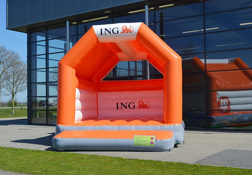 Maatwerk ING Bank - a frame springkussen zijn ideaal voor diverse evenementen. Bestel op maat gemaakte luchtkussens bij JB Promotions Nederland