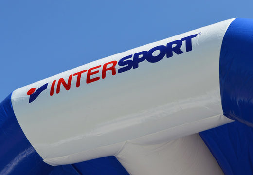 Maatwerk Intersport - a frame springkussen geschikt voor diverse evenementen. Bestel op maat gemaakte luchtkussens bij JB Promotions Nederland