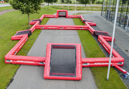 Inflatable AZ Alkmaar voetbalboarding voor diverse evenementen. Koop een voetbalboarding nu online bij JB Promotions Nederland