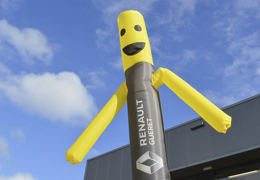 Maatwerk Renault skydancer opblaasbaar bestellen bij JB Inflatables Nederland. Vraag nu gratis ontwerp aan voor opblaasbare air dancer in eigen huisstijl