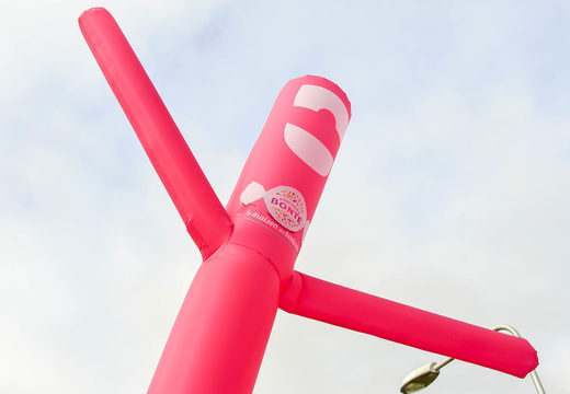 Opblaasbare Bonbonnerie skydancers & skytubes op maat gemaakt bij JB Promotions Nederland; specialist in opblaasbare reclame artikelen zoals inflatable tubes