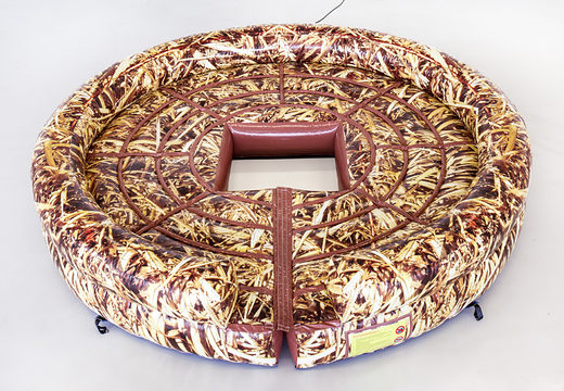 Koop een opblaasbare stro sweeper mat. Bestel opblaasbare valmatten nu online bij JB Promotions Nederland