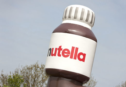 Opblaasbare Nutella H-frame springkussen bestellen bij JB Inflatables Nederland. Vraag nu gratis ontwerp aan voor opblaasbare luchtkussens in eigen huisstijl