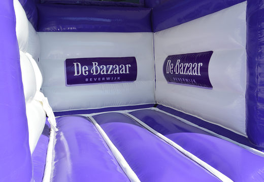 Gepersonaliseerde Bazaar Beverwijk midi multifun springkussen voor diverse evenementen te koop. Koop nu op maat gemaakte opblaasbare springkussens online bij JB Inflatables Nederland 