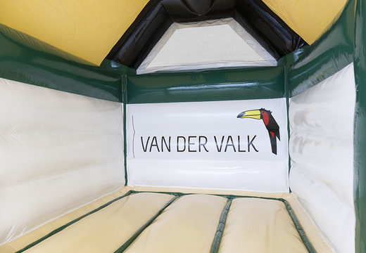 Maatwerk Hotel van der Valk midi springkussen zijn te gebruiken voor zowel buiten als binnen. Bestel op maat gemaakte luchtkussens bij JB Promotions Nederland