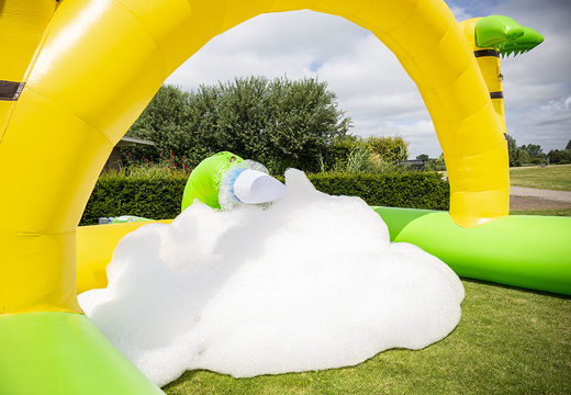 Bubble park Jungle met een schuimkraan kopen voor kids. Bestel opblaasbare springkastelen bij JB Inflatables Nederland
