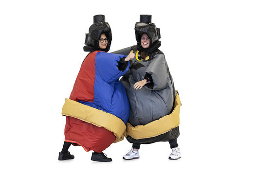 Koop opblaasbare sumo pakken in thema Superman & Batman voor zowel jong als oud. Bestel springkussens online bij JB Inflatables Nederland