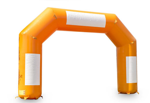 Oranje finish boog online kopen bij JB Inflatables Nederland. Bestel nu standaard opblaasbare bogen voor sport evenementen