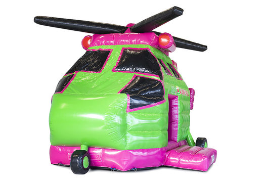 Bestel nu online Kidsjumping Helicopter Springkussen bij JB Promotions Nederland. Koop nu op maat gemaakt opblaasbare promotionele springkussens online bij JB Inflatables