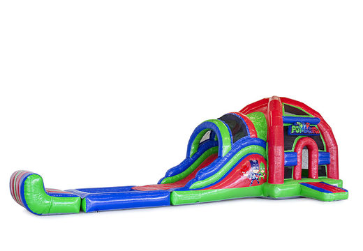 Koop gepersonaliseerde PJMasks Super Multiplay springkussen voor diverse evenementen bij JB Inflatables Nederland. Bestel nu op maat gemaakte promotionele springkussens bij JB Promotions Nederland