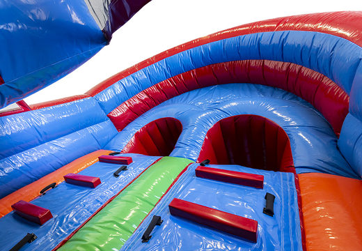 Inflatable partyhome stormbaan voor zowel jong als oud kopen. Bestel opblaasbare stormbanen nu online bij JB Promotions Nederland