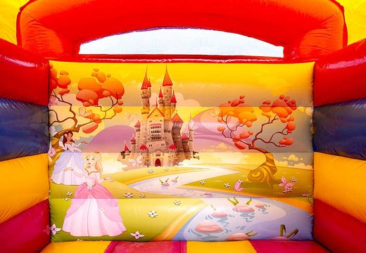 Klein springkussen overdekt kopen in prinses thema voor kinderen. Bestel springkussens online bij JB Inflatables Nederland