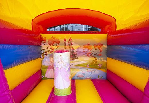 Klein springkussen overdekt kopen in prinses thema voor kinderen. Bestel springkussens online bij JB Inflatables Nederland