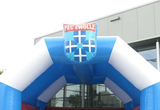 Bestel online opblaasbare PEC Zwolle - A-frame Springkussen op maat bij JB Promotions Nederland; specialist in opblaasbare reclame artikelen zoals maatwerk springkussens