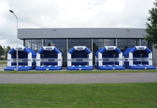 Maatwerk Ford - A-Frame Springkussen bestellen bij JB Inflatables Nederland. Vraag nu gratis ontwerp aan voor opblaasbare luchtkussens in eigen huisstijl
