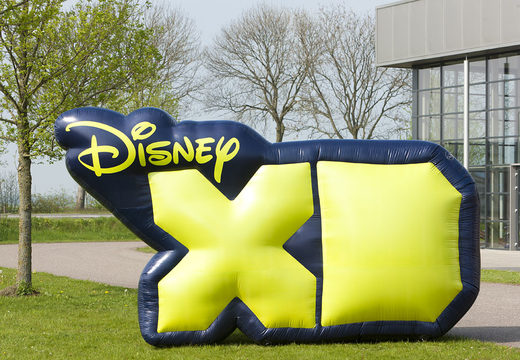 Disney XD Logo productvergroting kopen. Bestel opblaasbare productvergrotingen online bij JB Inflatables Nederland 