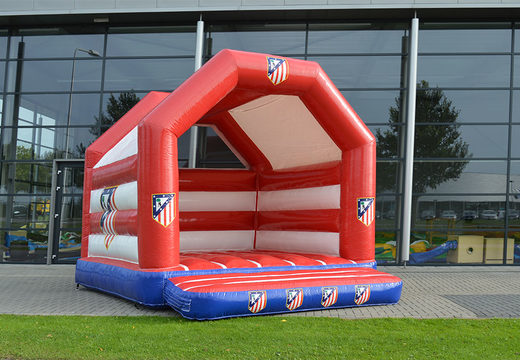 Koop gepersonaliseerde Atletico Madrid  A Frame springkussen bij JB Inflatables Nederland. Promotionele springkussens in alle soorten en maten razendsnel op maat gemaakt bij JB Promotions